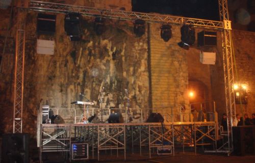 Audio, luci e palco