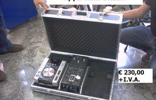 Flight Case per mixer e lettori
