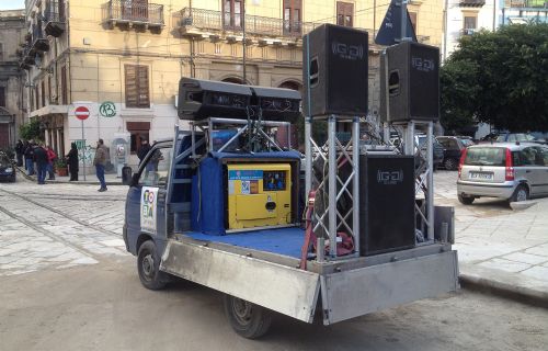 Sound System su Camion per piccoli budget
