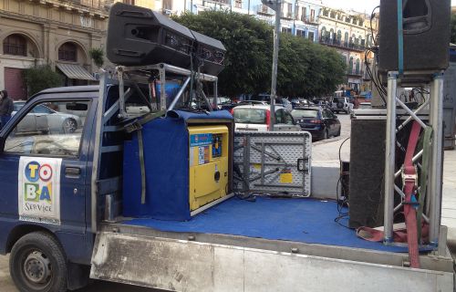 Sound System su Camion per piccoli budget