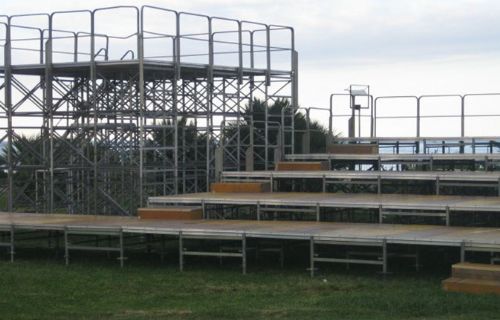Tribune for the Pope in Palermo