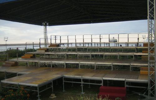 Tribune for the Pope in Palermo