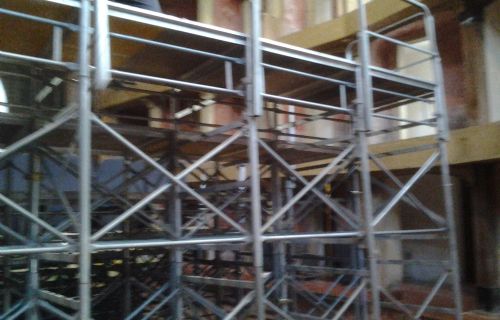 Realization grandstand in a Theatre