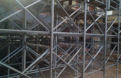Realization grandstand in a Theatre